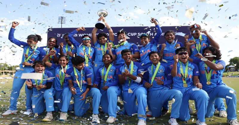 भारत की बेटियों ने क्रिकेट जगत में रचा इतिहास, अंग्रेजों को हराकर जीता पहला अंडर-19 टी20 वर्ल्‍ड कप