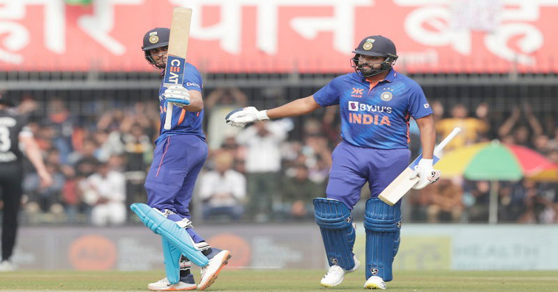 IND vs NZ: रोहित शर्मा और शुभमन गिल के तूफान में उड़ी न्यूजीलैंड, टीम इंडिया ने दिया 386 का विशाल लक्ष्य