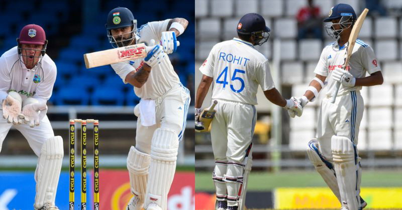 IND vs WI: दूसरे टेस्ट के पहले दिन का खेल खत्म, रोहित शर्मा के बाद विराट कोहली ने बल्ले से मचाया कहर, टीम इंडिया का स्कोर 288/4